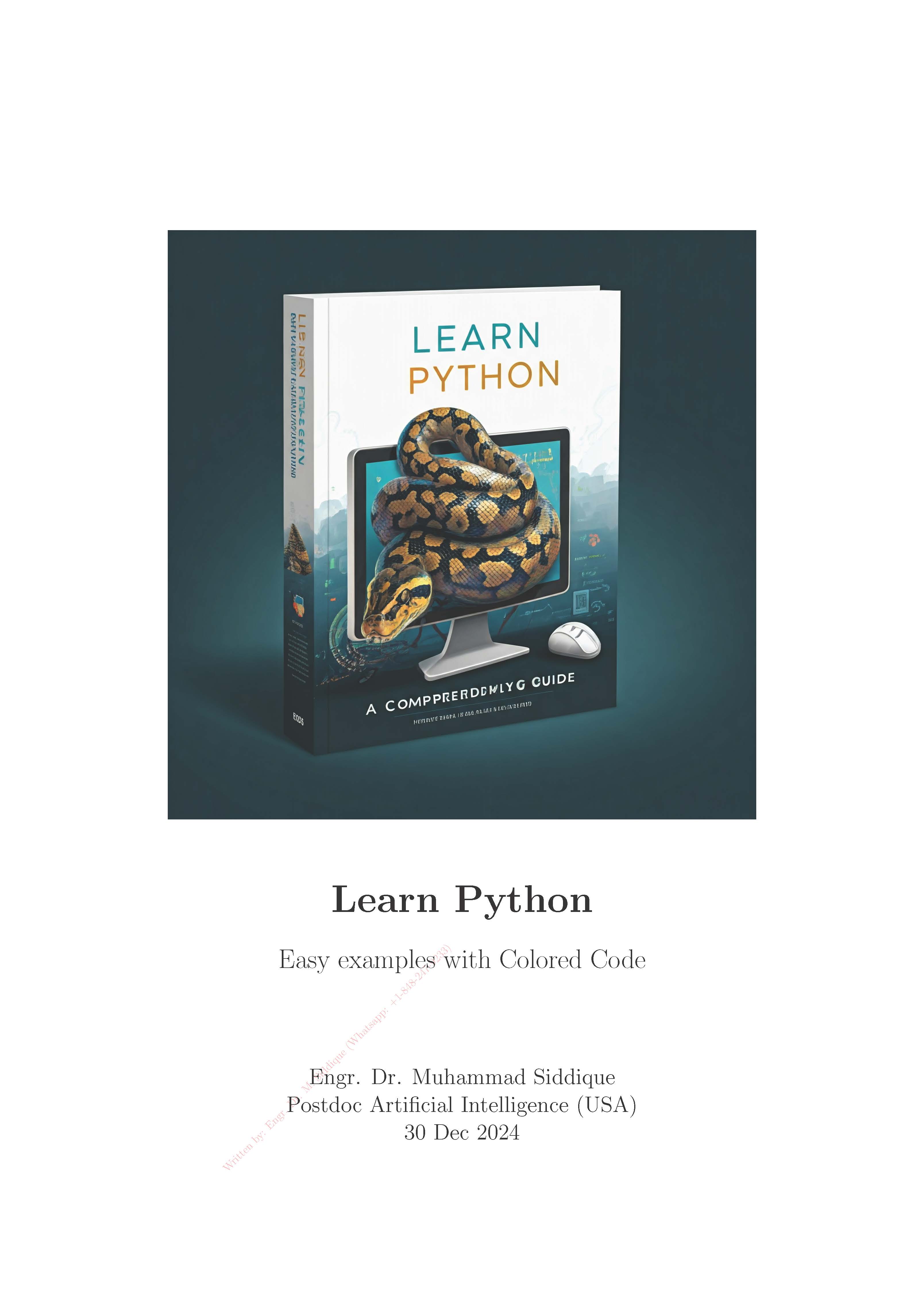 Learn Python Book